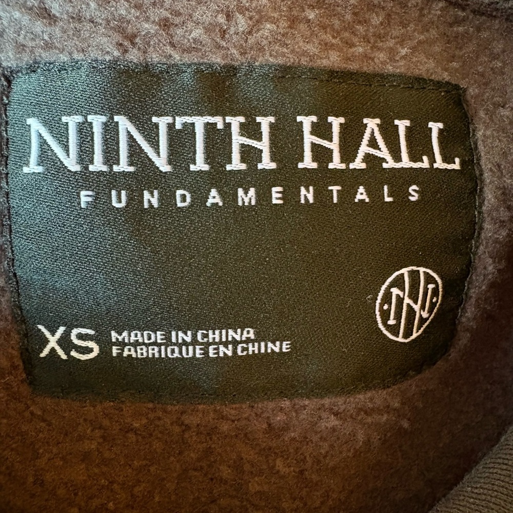 NWT Zumiez Ninth Hall Fundamentals Charcoal Gray Men's Hoodie - Picture 7 of 7